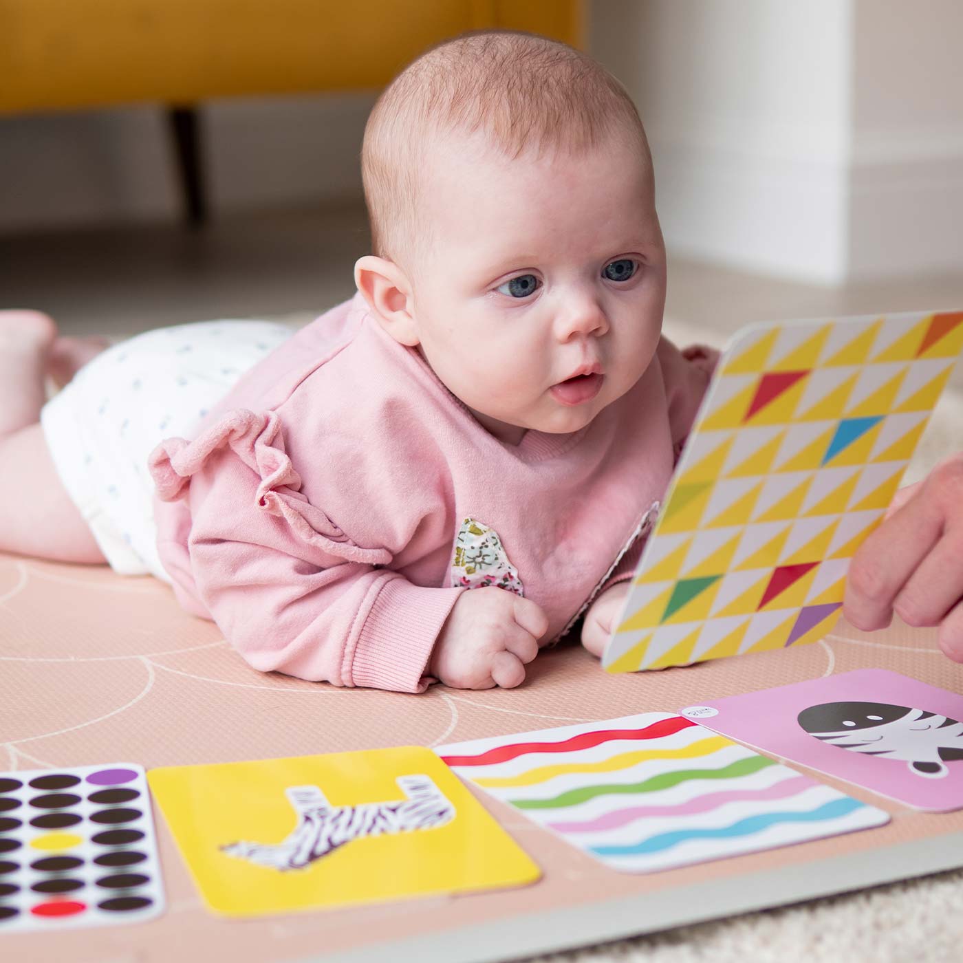 Baby-Sensorik-Lernkartenpaket